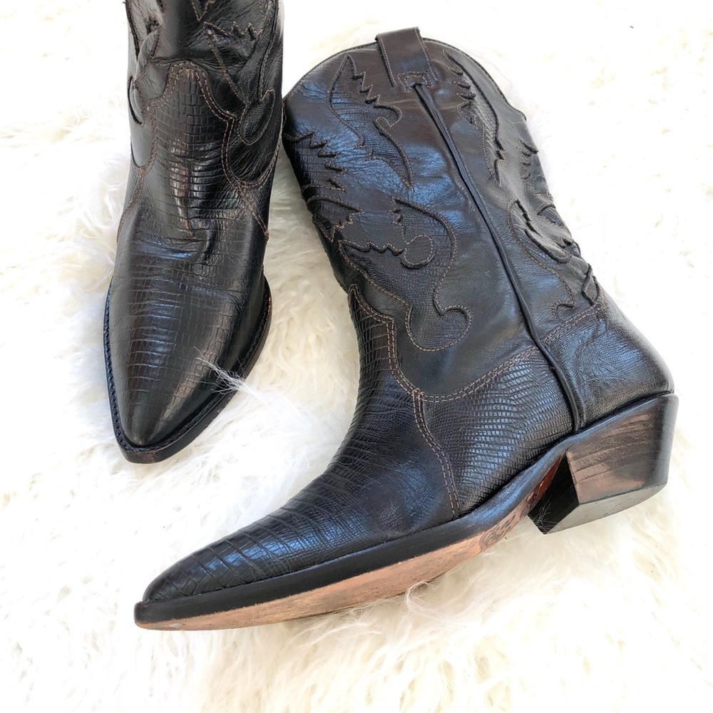 Circle S Brand Tex women’s leather cowboy boots